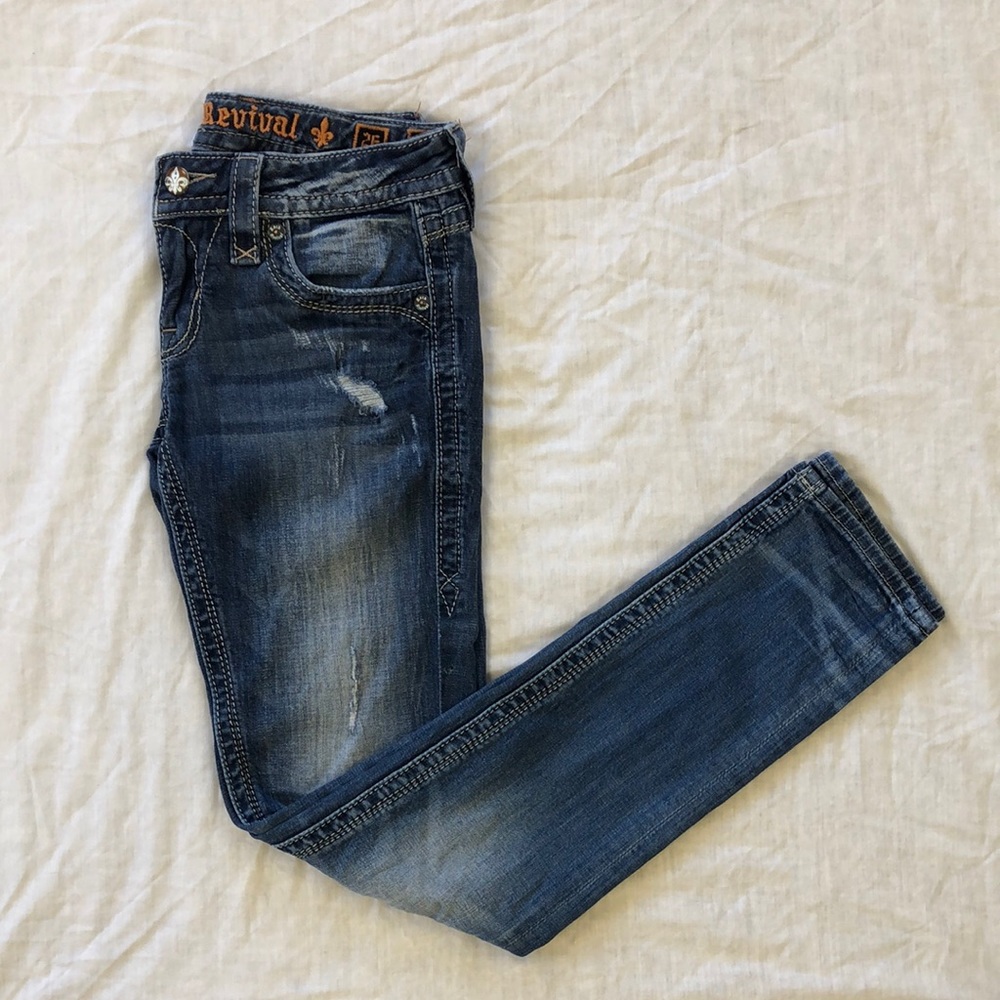 Rock Revival Women’s Alivia Ankle Skinny Stretch Jeans/ Size: 26